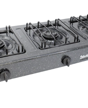 ESTUFA CONTINENTAL LARGA A GAS 3 PUESTOS